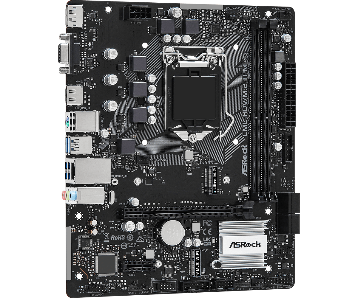 Asrock Cml Hdv M Tpm R